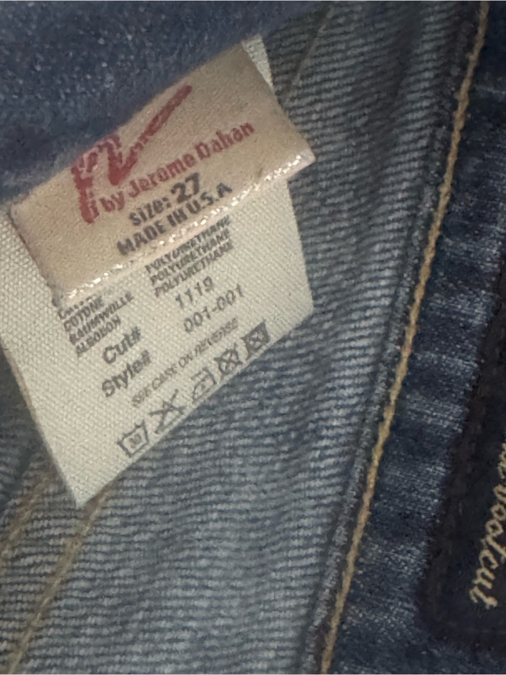Citizens of Humanity Kelly Stretch Y2K low waist bootcut jeans size 27 GUC - Picture 6 of 9